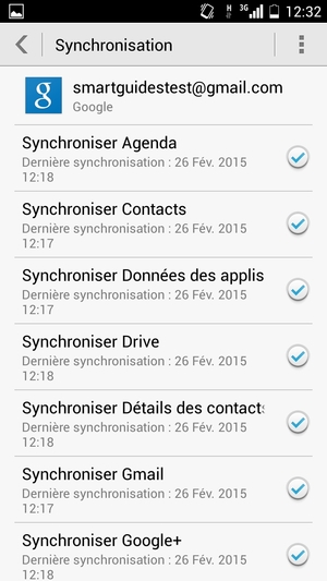 Cocher toutes les cases