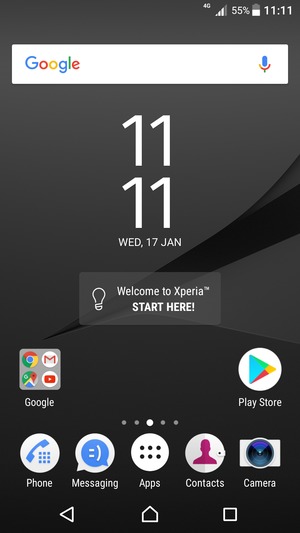 To close all running apps, select the Recent apps button