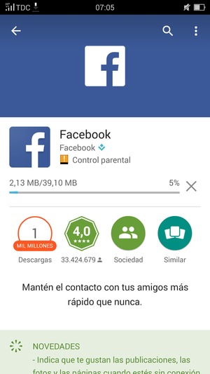 Espere a que el proceso de instalación finalice