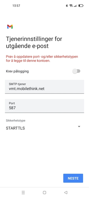 Velg Sikkerhetstype