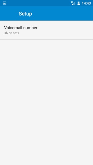 Select Voicemail number