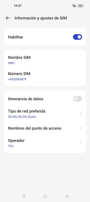 Seleccione Nombres del punto de acceso
