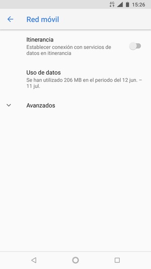 Seleccione Avanzados