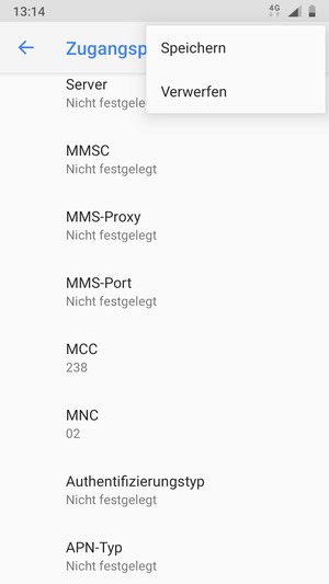 Wählen Sie Speichern
