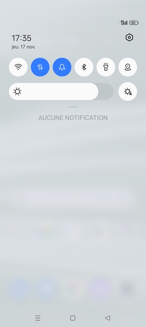 Déroulez à nouveau le menu du haut