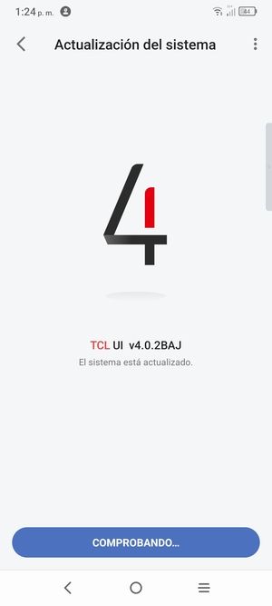 Espere a que la búsqueda termine