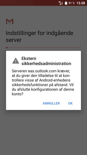 Vælg OK