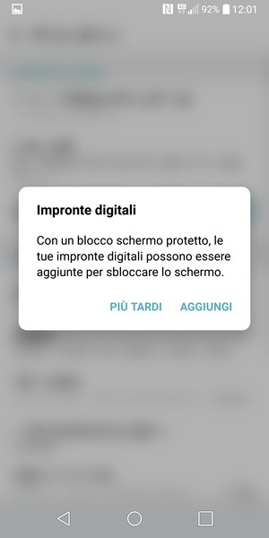 Seleziona PIÙ TARDI