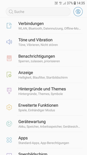 Wählen Sie Verbindungen