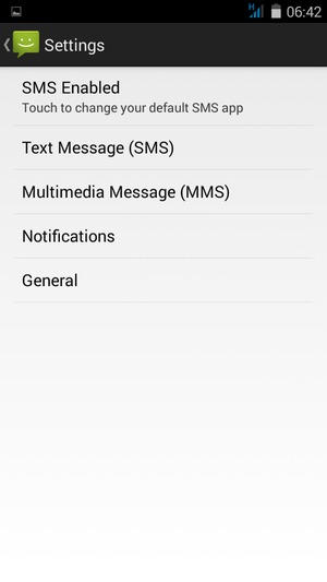 Select Text Message (SMS)