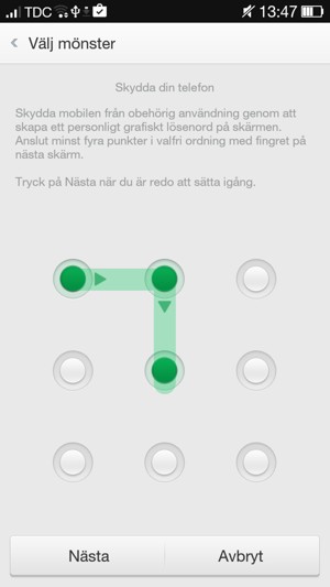 Välj Nästa