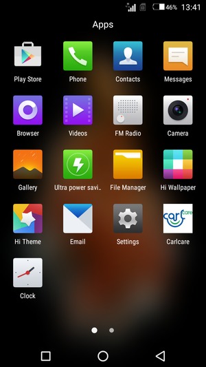 Select Settings