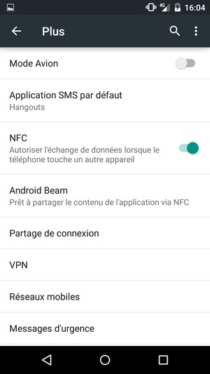 Sélectionnez Réseaux mobiles