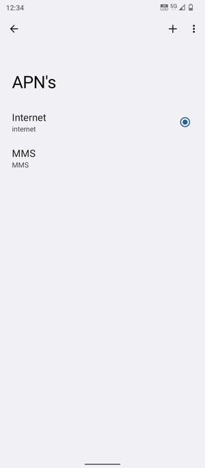 Uw telefoon is nu geïnstalleerd voor mms
