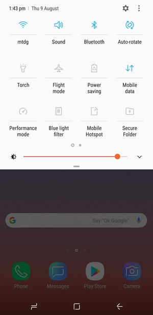 Turn off Wi-Fi  and Bluetooth