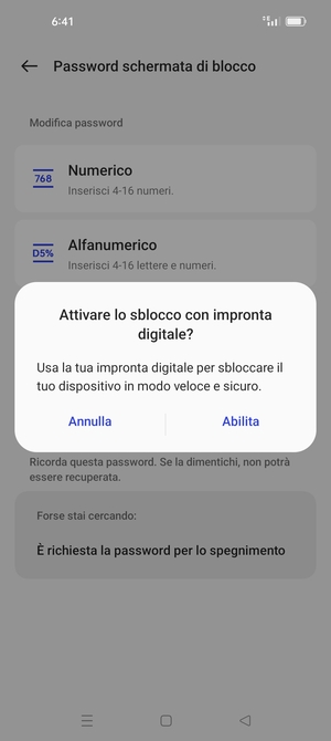Seleziona la tua opzione preferita