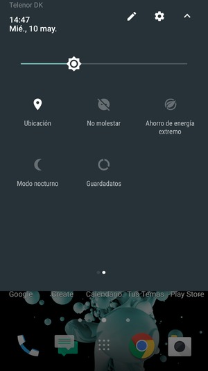 Desactive Ubicación