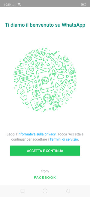 L'app è pronta per l'uso