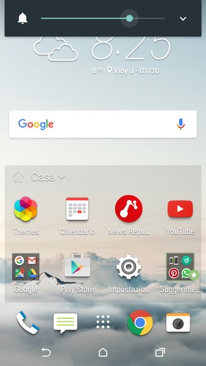 Continua a premere per abbassare il volume fino al livello desiderato