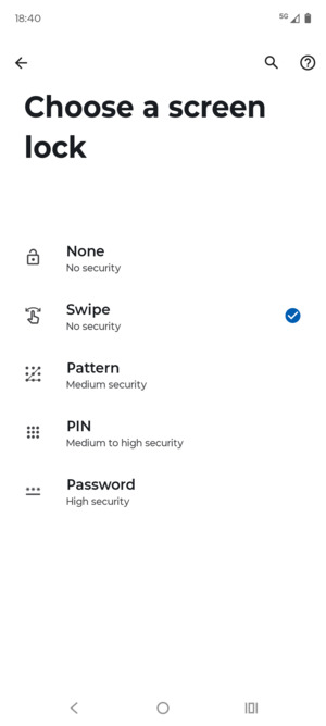 Select Pattern