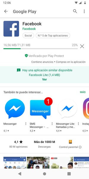 Espere a que el proceso de instalación finalice