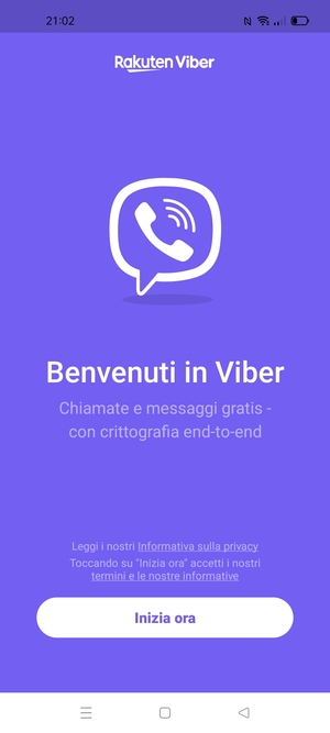 L'app è pronta per l'uso