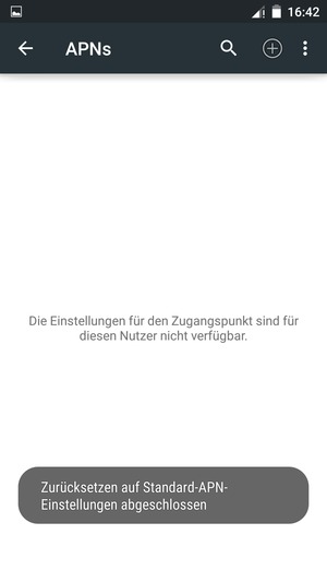 Wählen Sie Neuer APN