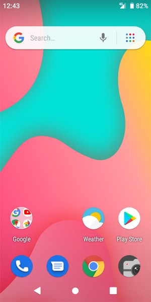 Swipe up