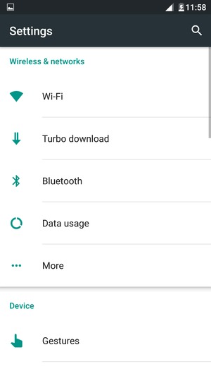 Select Wi-Fi