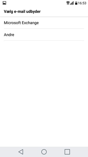 Vælg Andre