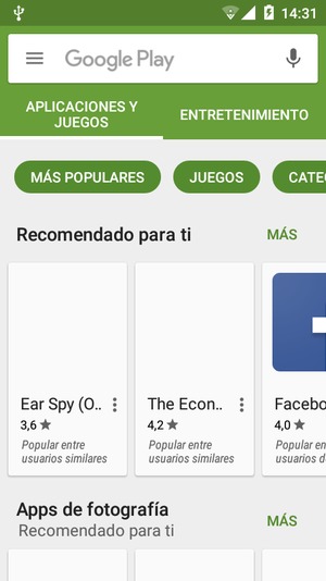 Seleccione la barra de Búsqueda