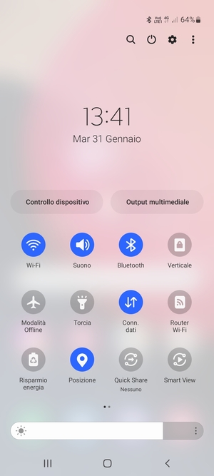 Disattiva Wi-Fi e Bluetooth
