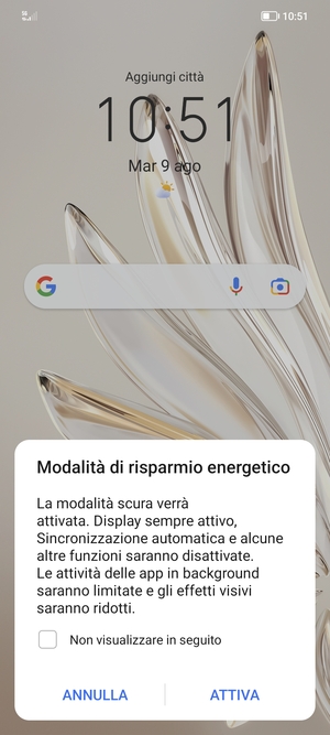 Seleziona ATTIVA