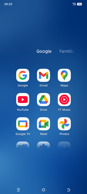 Sélectionnez Gmail