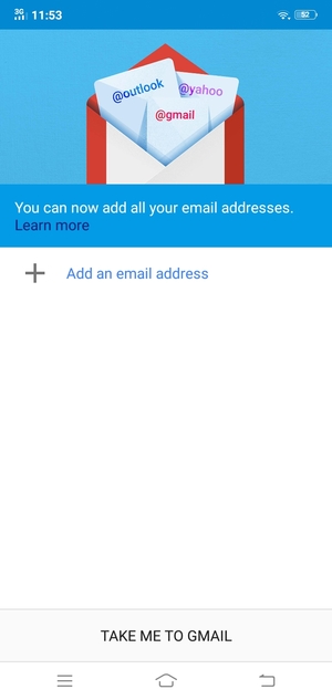 Select Add an email address