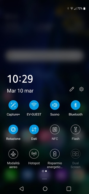 Disattiva Wi-Fi e Bluetooth