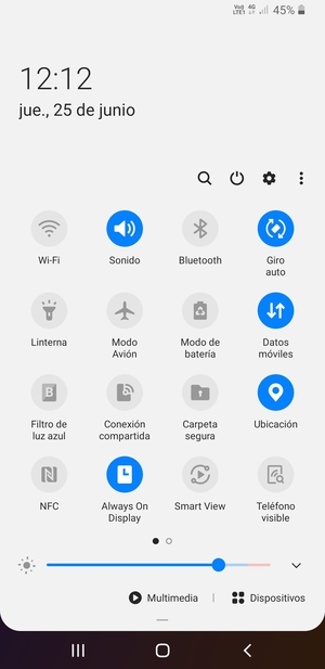 Desactive Ubicación