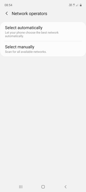 Select Select manually
