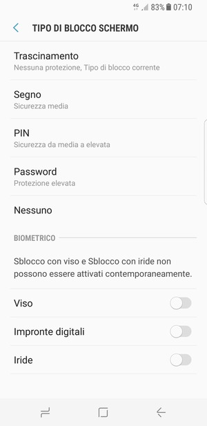 Seleziona Segno