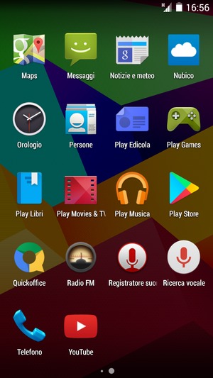 Scorri e seleziona Messaggi