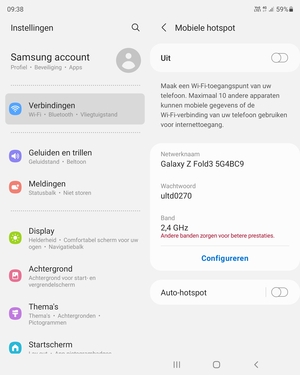 Schakel Mobiele hotspot in