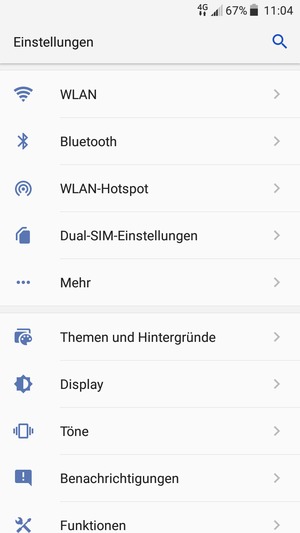 Wählen Sie Dual-SIM-Einstellungen