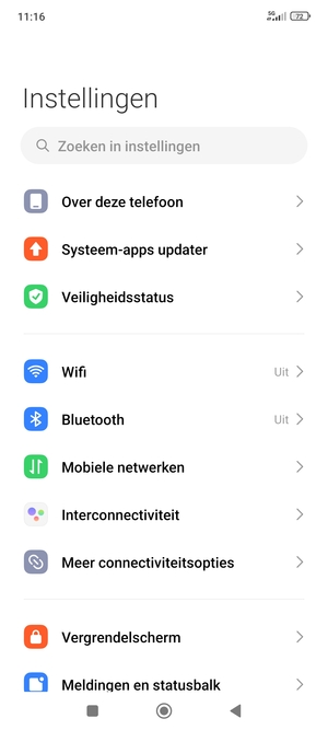 Selecter Meer connectiviteitsopties