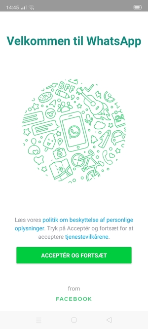 Din app er klar til brug