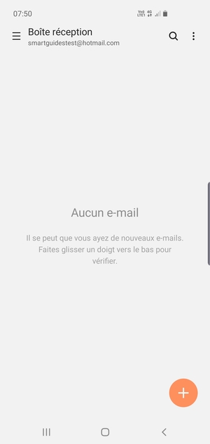 Votre messagerie Hotmail est prête à l'emploi