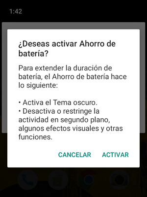 Seleccione ACTIVAR
