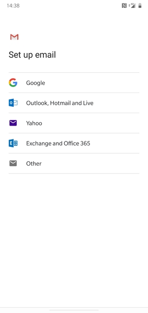 Select Outlook, Hotmail and Live