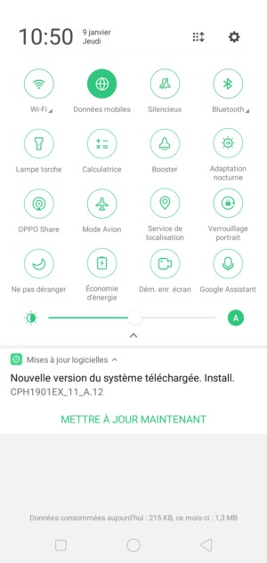 Activer le Économie d'énergie