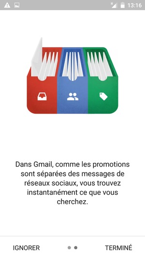 Sélectionnez TERMINÉ