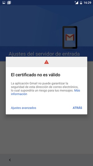 Seleccione Ajustes avanzados